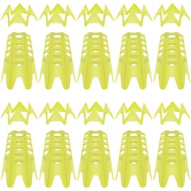 20Pcs Plastic Golf Tees Lightweight Golf Simulator Tees Portable Golf Mat Tees for Home Outdoor Indoor Reusable Golf Simulator Tees