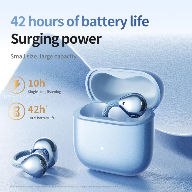 MAcnas Clip-On Earbuds Comfortable fit & Crystal-Clear Sound Open-Ear Wireless