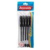 Reynolds Jiffy 0.5mm Needle Point Gel Pens Black Ink -