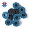 10Pcs 2-Inch Zirconia Roll Lock Die Grinder Drill Flap Disc