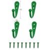 VIPERMARK 4 Pcs Wall Mounted Hooks for Bedroom,Bathroom,Kitchen,and Cabinet Hangers