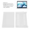 For MacBook Laptop Protective Case Thin Light Crystal Frosted Laptop