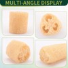 Esponja Luffa Natural, Multusos para baño y Cocina, Exfoliante