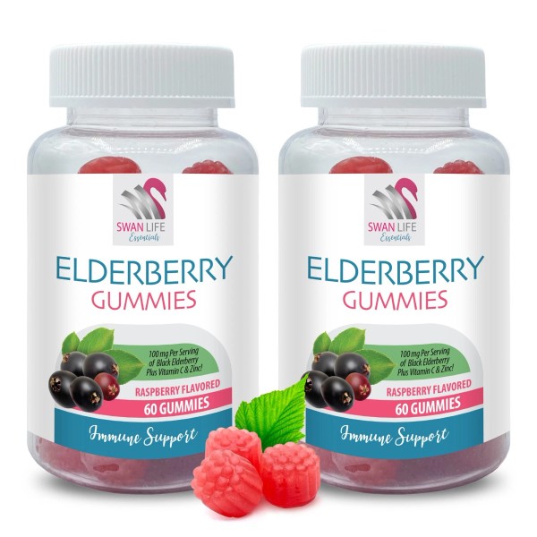 SWAN LIFE ESSENTIALS Nature’s blend - ELDERBERRY GUMMIES - Daily