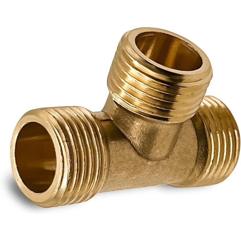 Tee Pipe Fitting T Pipe Connector Brass Tee Equal Tee