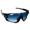 Alphax Blue Gradient Polarized Replacement Lenses Fit for Oakley Jaw-breaker