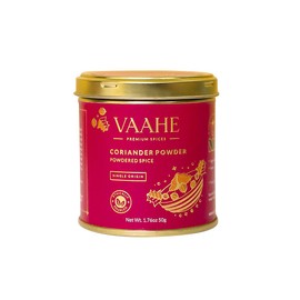 VAAHE Coriander Powder (Dhania) | Single Origin | Freshly Ground and Packed | 100% Pure and Natural | Premium Tin Box (50 gm)