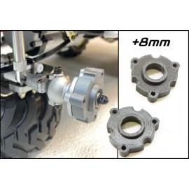Speedway Front Wheel Hub Offset Spacer (+8mm) for Tamiya Bruiser & HG-P407 Truck