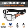 ToolFreak Rip Out Safety Glasses for Work and Sport, Feature