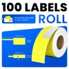 CLABEL 6 Rolls 25 x 78 mm Thermal Labels for