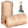 DOITOOL 2rolls Linen Twine for Crafting Rope for Projects Macrame