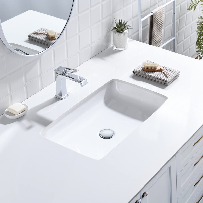 Universal 2-in-1 Bathroom Sink Stopper - Chrome Pop Up Sink