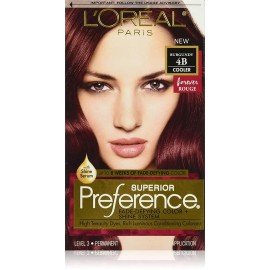 Loreal L'Oreal Paris Superior Preference Fade-Defying Color + Shine System, 4B Burgundy
