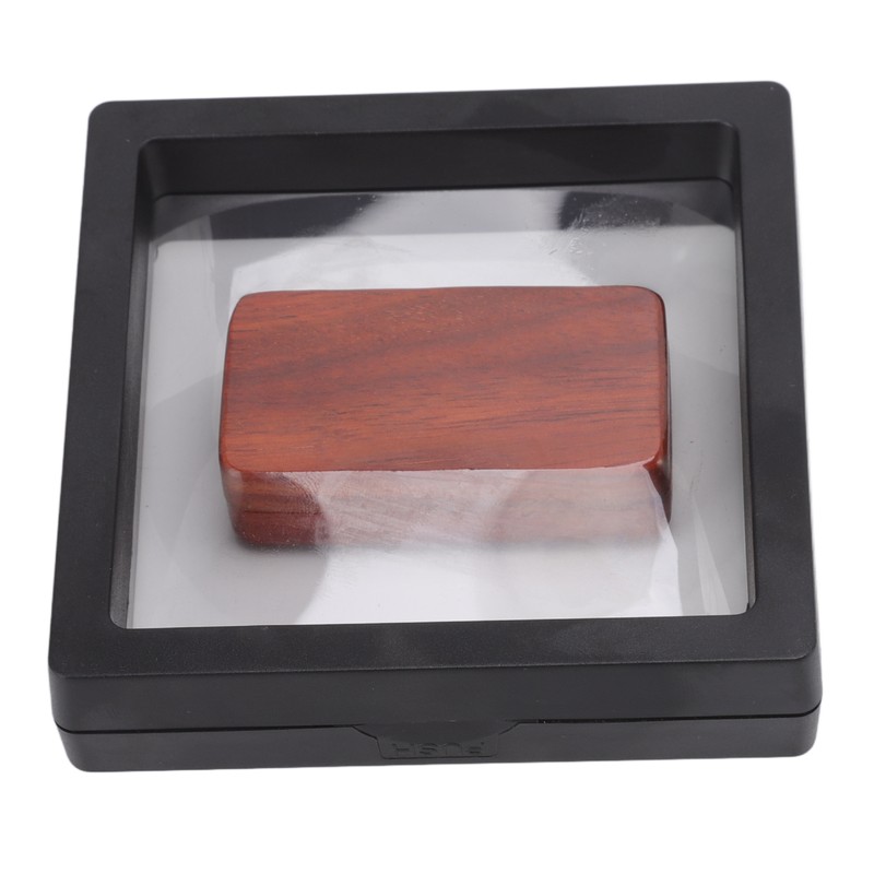 Fidget Slider Red Sandalwood Stress Relief Engraved Fingertip Fidget Slider
