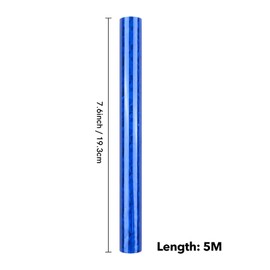 Briartw 2 Rolls Blue Gemstone Toner Reactive Foil - Per Roll 19.3cm x 5m (7.6in x 16.4ft) - Metallic Finish for Laser Printers & Laminators - Ideal for Printing,Cardmaking,Scrapbooking,DIY Projects