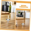 iplusmile 1 Set Stainless Steel Mini Funnel Versatile Metal Funnels