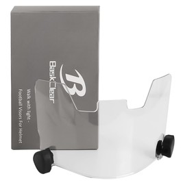Football Visor Helmet Clear Visor, Scratch Resistant, UV Block, Anti-Fog, Anti-Cracking, Fits Youth and Adult Football Helmets. (Clear)