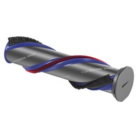 MOPEI Torque-Drive Brush Roller and End Cap for Dyson V11 V15 High Torque Floor Nozzle, Brush Roller Compatible with Part No. 970135-01 and 971655-01