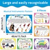 Music Posters Musical Instruments Bulletin Board Set Orchestra Posters for