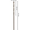 Bosch Professional 10x HSS-G Metal Drill Bit (for metal, Ø
