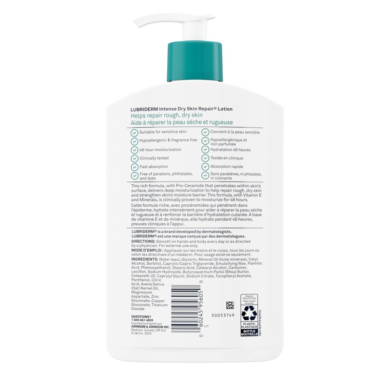 Lubriderm Lubriderm Intense Skin Repair Calming Relief Body Lotion, 480ml