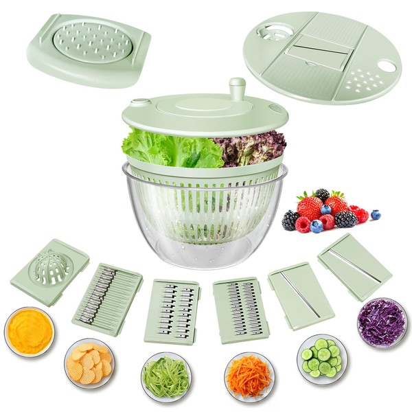 Airpro Salad Spinner Large, Vegetables Fruits Wash Bowl,Lettuce Spinner Pasta