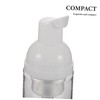SHOWERORO 10 Pcs Travel Bottle Clear Foaming Pump Bottles Foam