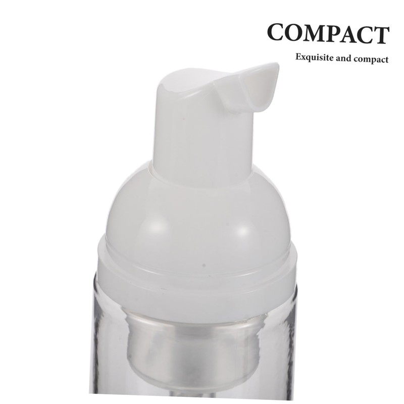 SHOWERORO 10 Pcs Travel Bottle Clear Foaming Pump Bottles Foam