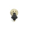 Victorian Brass & Ebony Tear Drop Drawer Pull