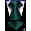 Hisdern TP-01S Men’s Paisley Pattern Necktie and Square Set, Business,
