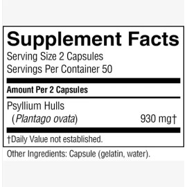 Nature’s Sunshine Psyllium Hulls ~ Organic Intestinal System Support ~ High in Soluble Fiber