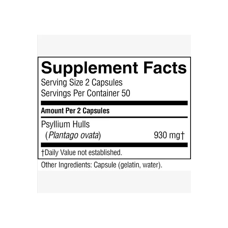 Nature’s Sunshine Psyllium Hulls ~ Organic Intestinal System Support ~