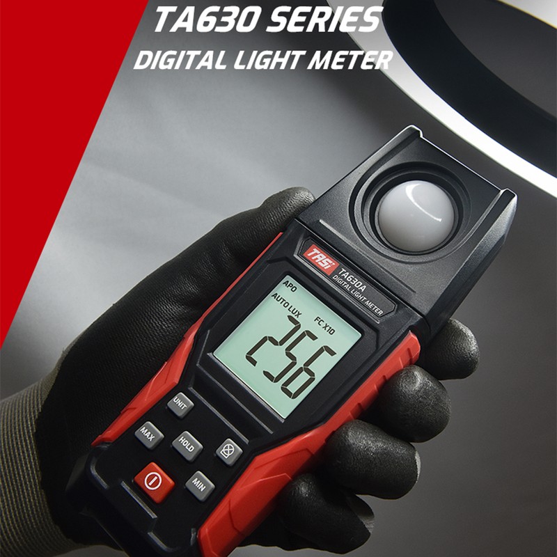TASI Digital Light Meter Illuminance Lux Meter with Record Function