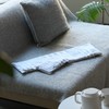 Clippan Wheat Hot and Cold Eye Pillow Lavender Stripes Grey