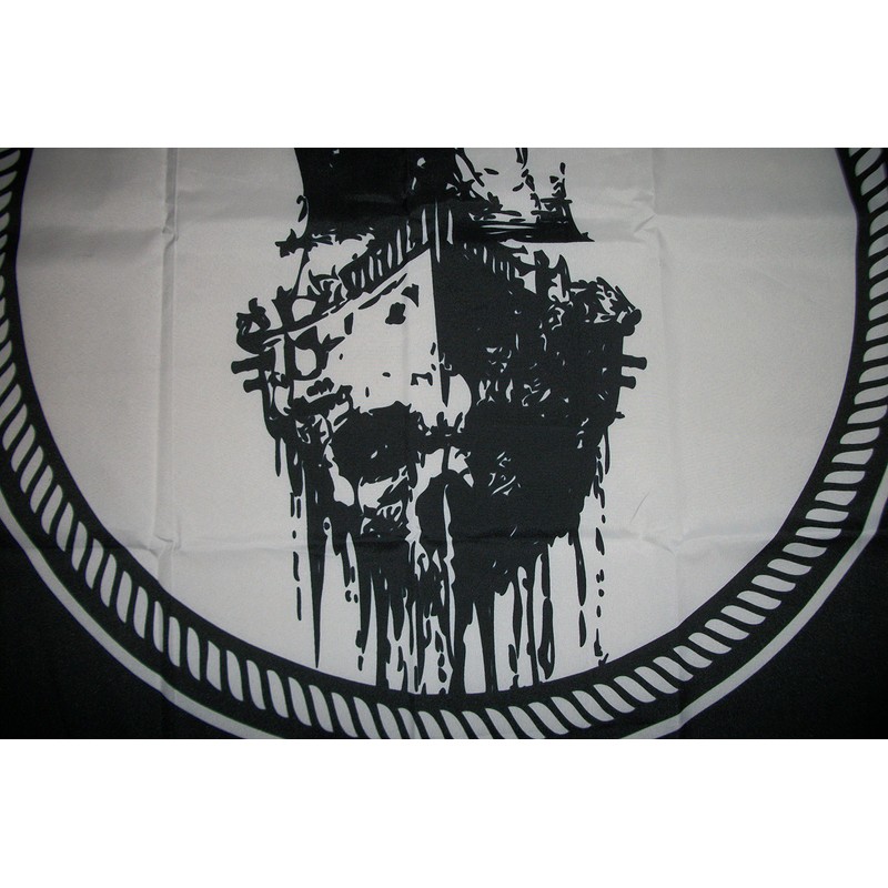 3'x5' Ghost Pirate Ship Flag Black Sea Mutiny Jolly Roger