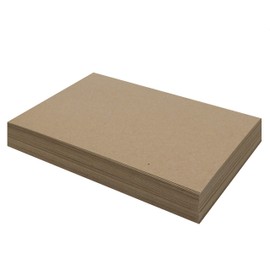 50 Chipboard Sheets 11 x 17 inch - 50pt (Point) Heavy Weight Brown Kraft Cardboard for Scrapbooking & Picture Frame Backing (.050 Caliper Thick) Paper Board | MagicWater Supply