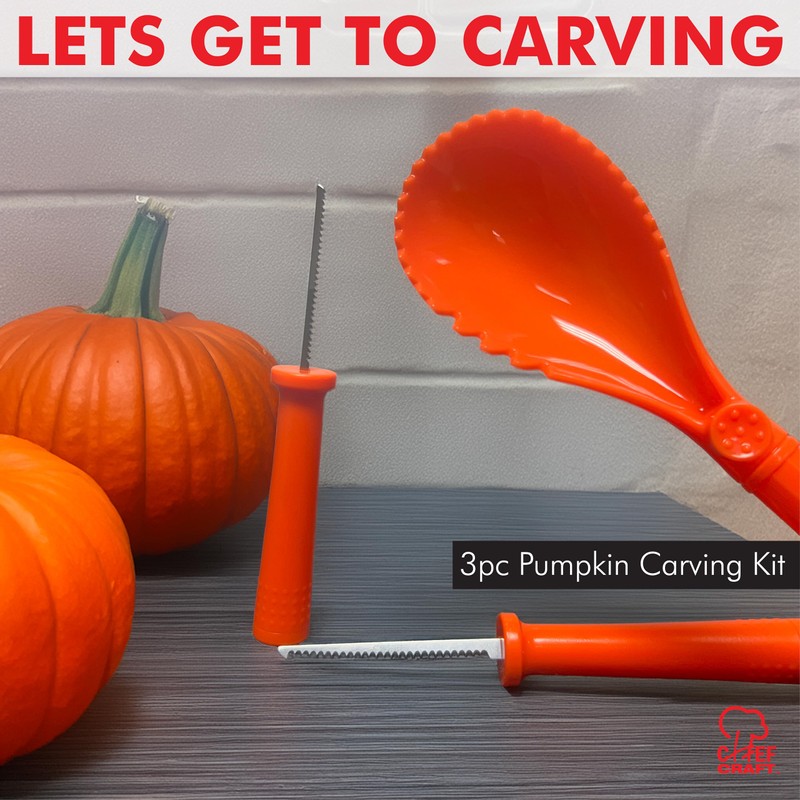 Chef Craft 3-piece Pumpking Carving Kit