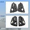 GXARTS 2PCS Black Left & Right Front Fog Light Covers