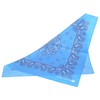 WKG Bandana, Paisley, Made in Japan, Cotton Handkerchief, blue