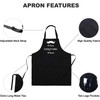 Rosoz 2-Piece Funny Kitchen Apron Set, Bridal Shower, Engagement, Wedding