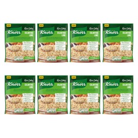 Knorr Rice Sides Cilantro Lime Rice 8 ct for a Delicious + Quick Side Dish, with 100% U.S. Grown Rice + No Artificial Flavors or Preservatives, 5.5 oz
