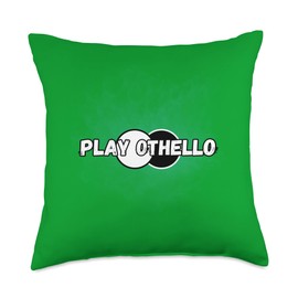 Othello Reversi Play For Othello Board Game Throw Pillow