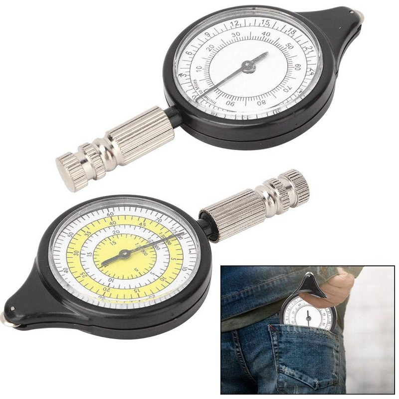 Vbestlife Multifunctional Compass, Mini Outdoor Compass Curvometer Map Measurer Distance