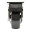 Manganese Steel Bracket 3 inches Bearing Caster Wheels TPR Trolley