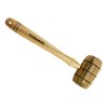 Riakoob Wooden Hammer Wood Meat Mallet Tenderizer - Pounder for
