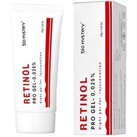 Gel de retinol con vitamina A al 0,025 que repara líneas finas y arrugas, tratamiento de cicatrices, manchas solares y antienvejecimiento.