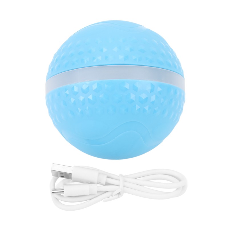 Smart Interactive Dog Ball Toy with LED Lights IP54 Waterproof