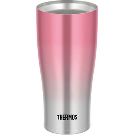 Thermos Stainless Steel Vacuum Insulated Tumbler, 14.5 fl oz (420 ml), Pink Fade JDE-421C P-FD