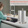 Heavy Weighted Towel Holder, Easy One-Handed Design for Kitchen Stand
