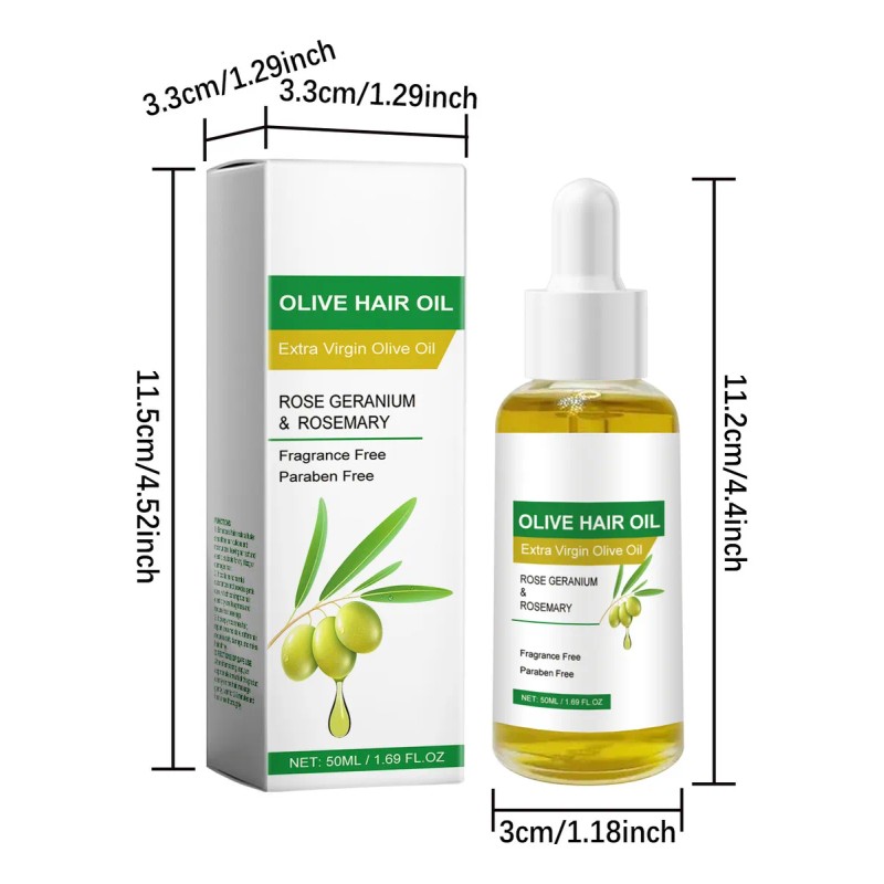 Aceite Capilar De Oliva Virgen Extra, Rosa, Geranio Y Romero